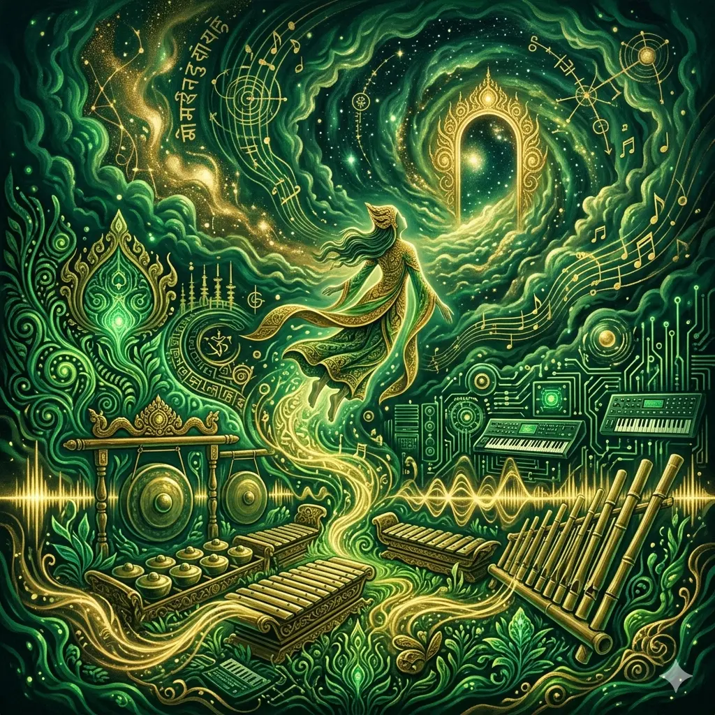 Berhenti meminta soundscape eksperimental musik psikedelik - experimental soundscape of psychedelic ancient music - 強欲を捨てて：サイケデリックな静寂と実験的響き - markandeya project - manuskrip markandeya - 4