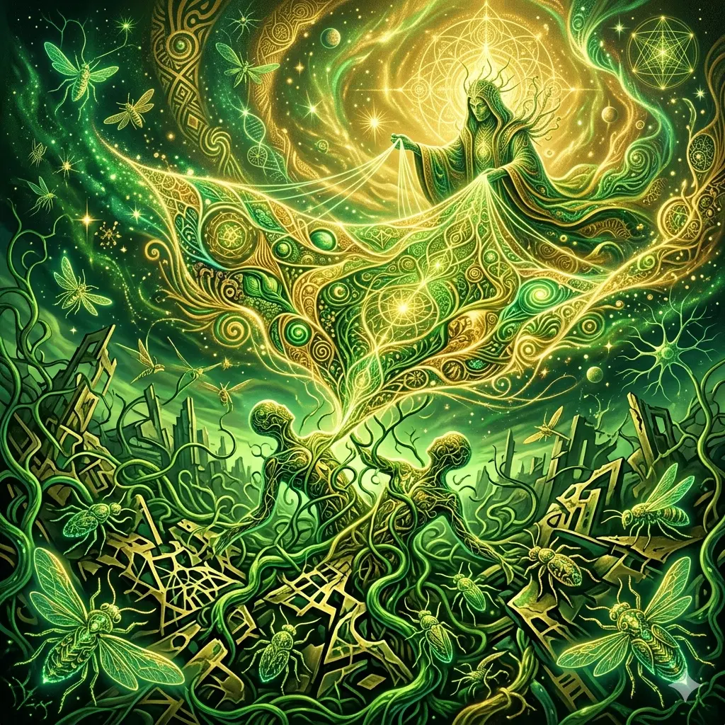 Bug di dunia dan glitch di surga - a bug on earth and a glitch in paradise - ちじょうのバグ と らくえんのグリッチ - markandeya project - ayahuasca ceremony - filosofi asketisme - psychedelic experience - 5