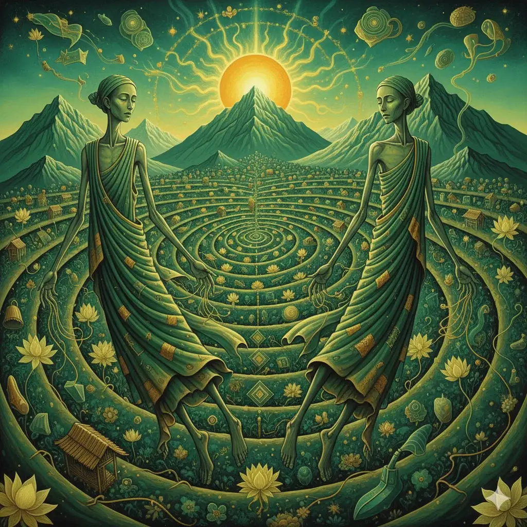 Gema batin dalam altar asketisme - the inner echo within the altar of asceticism - 禁欲の祭壇に響く心の残響 - markandeya project - manuskrip markandeya - markandeya purana - markandeya pralaya - dana indonesiana - lpdp - 1