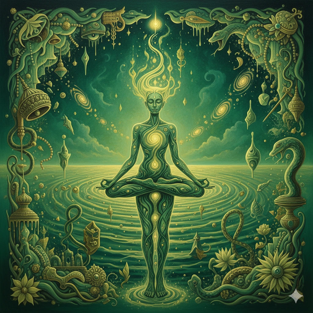 Gema manuskrip markandeya yang membiru - the indigo echoes of the markandeya manuscript - 青く染まりゆくマルカンデヤ写本の残響 - markandeya project - markandeya purana - markandeya pralaya - dana indonesiana - lpdp - 2