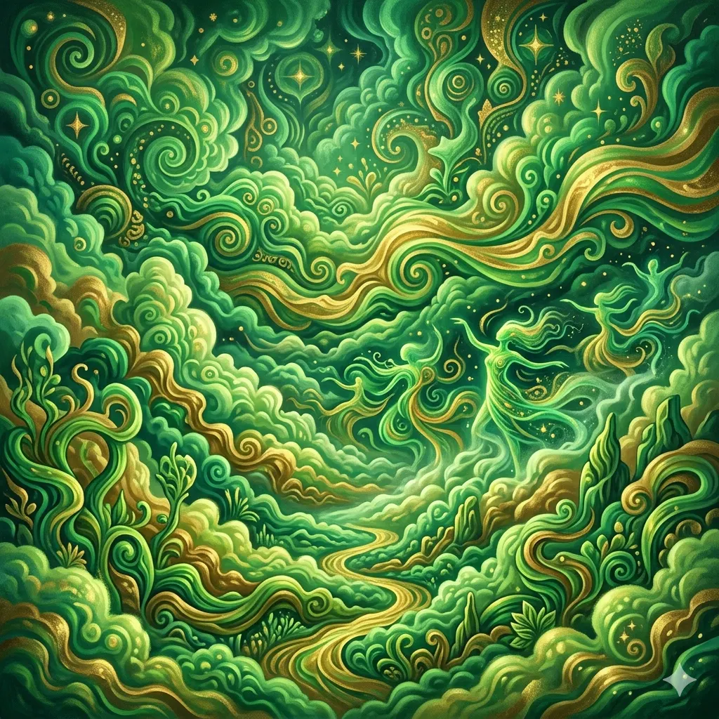 Irama kabut di atas awan dan glitch imajinasi sureal - mist cycle of the celestial highlands & the glitch of a surreal reverie - 雲上の霧の律動と超現実的な想像の歪み - markandeya project - manuskrip markandeya - 2