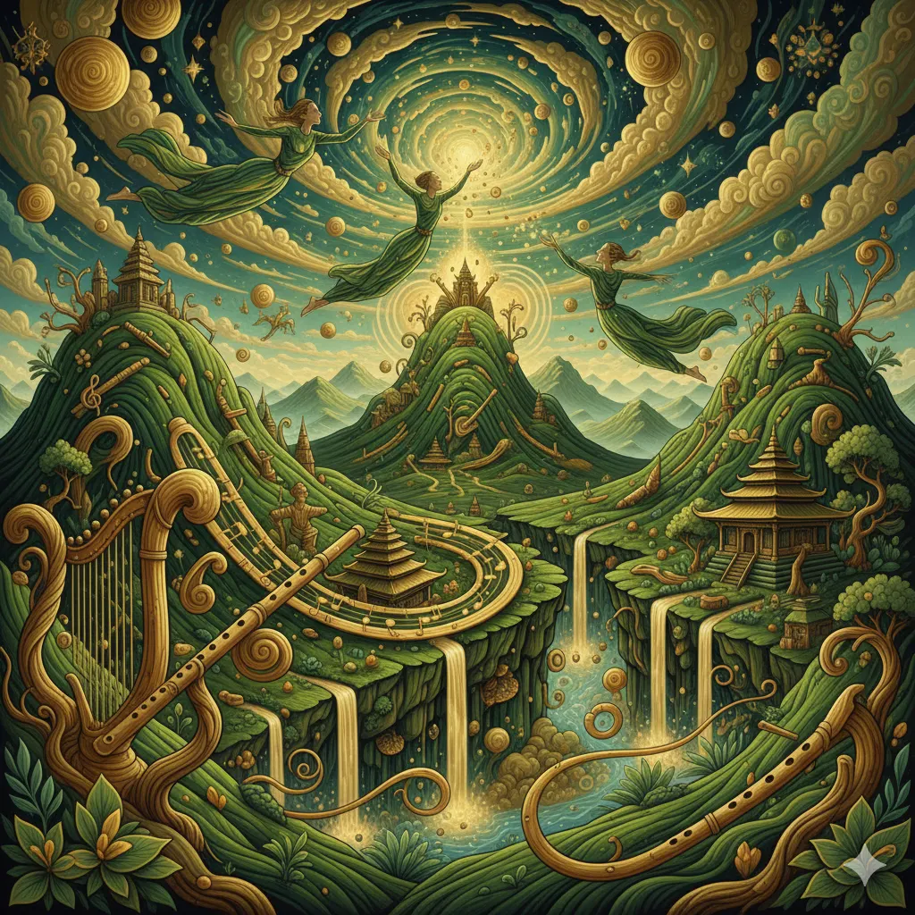 Laku niniwangi dari tanah sang fajar - the ascetic path of niniwangi from the land of the rising dawn - 日出づる国から、ニニワンギの香りの修行 - markandeya project - manuskrip markandeya - babad tanah jawa - 2