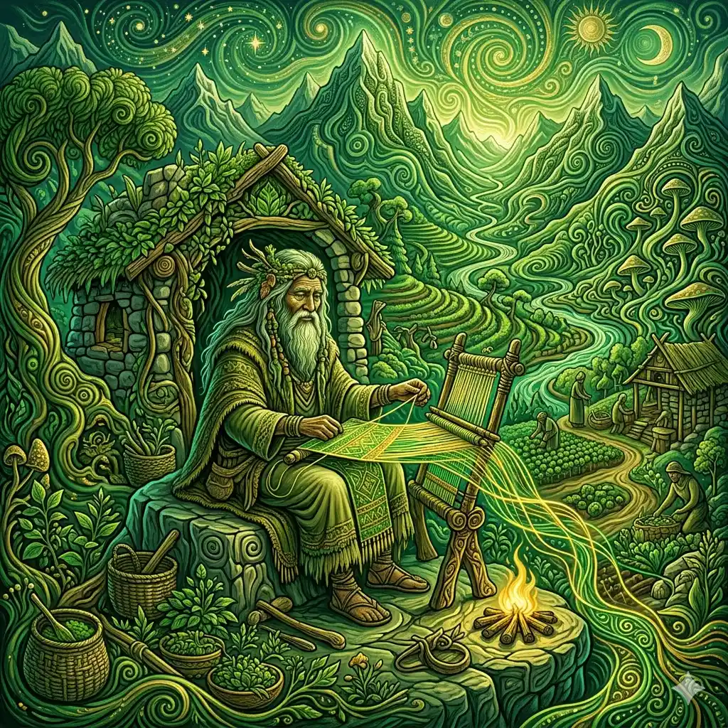 Laku prihatin dan ketabahan batin - ascetic devotion and the fortitude of the soul - 修練の静寂と心の忍耐 - markandeya project - manuskrip markandeya - babad tanah jawa - filosofi asketisme - 3