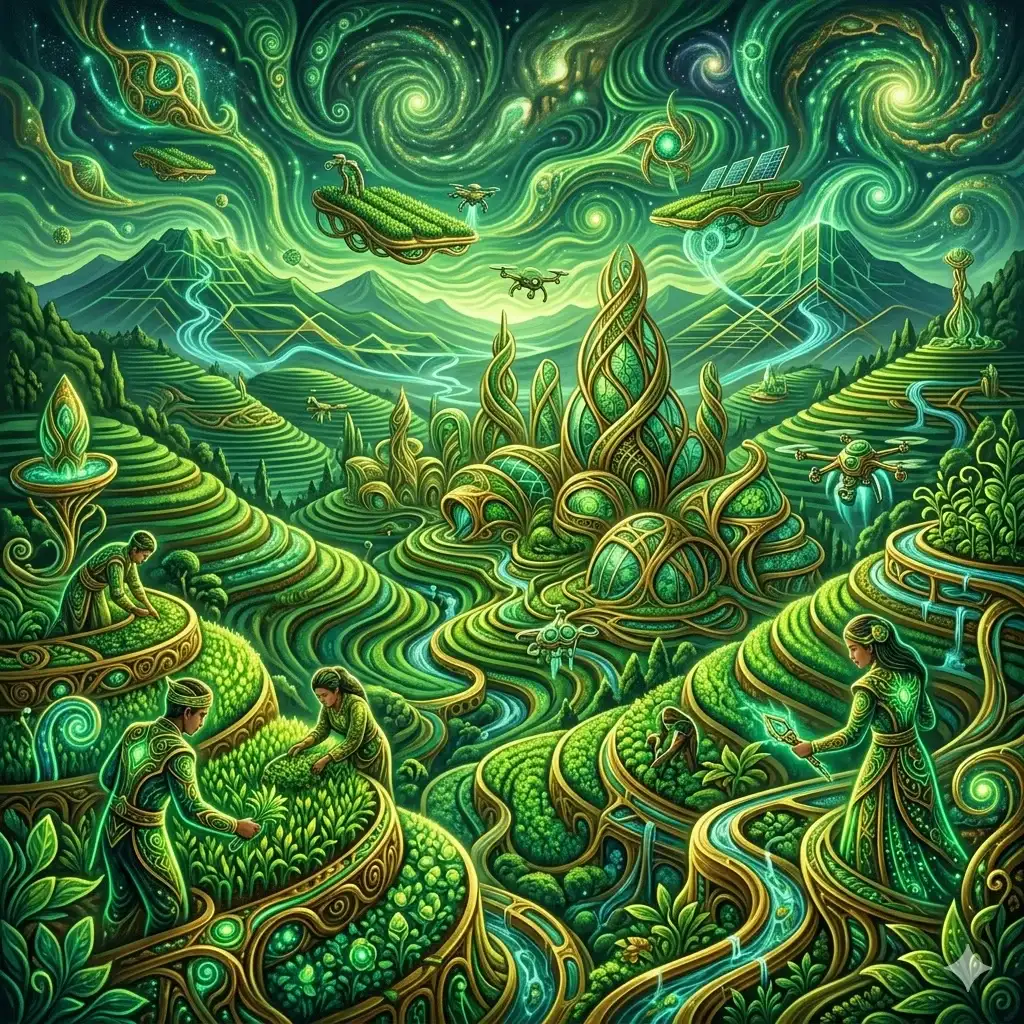 Laku sapu jagat dalam luminous - the sapu jagat devotion within the luminous, a sacred cleansing of the inner soul that echoes the ancient resonance of the earth - における大千世界の行 だいせんせかいのぎょう - markandeya - 2