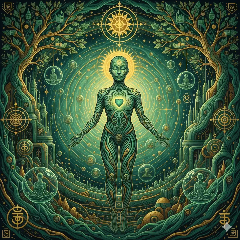 Persekutuan sureal dalam simbiosis alkimia - a surreal alliance in alchemical symbiosis - 錬金術的共生におけるシュルレアリスムの契り - markandeya project - manuskrip markandeya - asketisme - surealisme - psychedelic art - absurdisme - 3