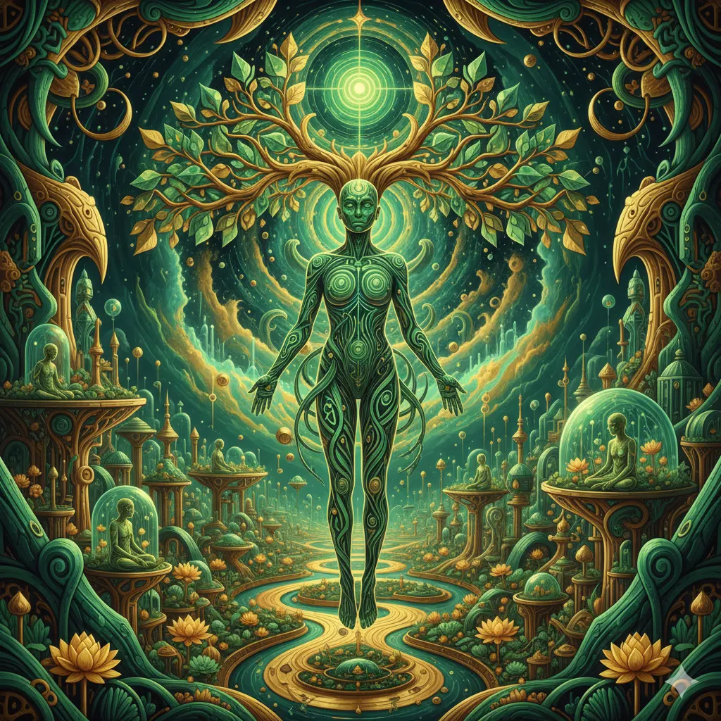 Persekutuan sureal dalam simbiosis alkimia - a surreal alliance in alchemical symbiosis - 錬金術的共生におけるシュルレアリスムの契り - markandeya project - manuskrip markandeya - asketisme - surealisme - psychedelic art - absurdisme - 4