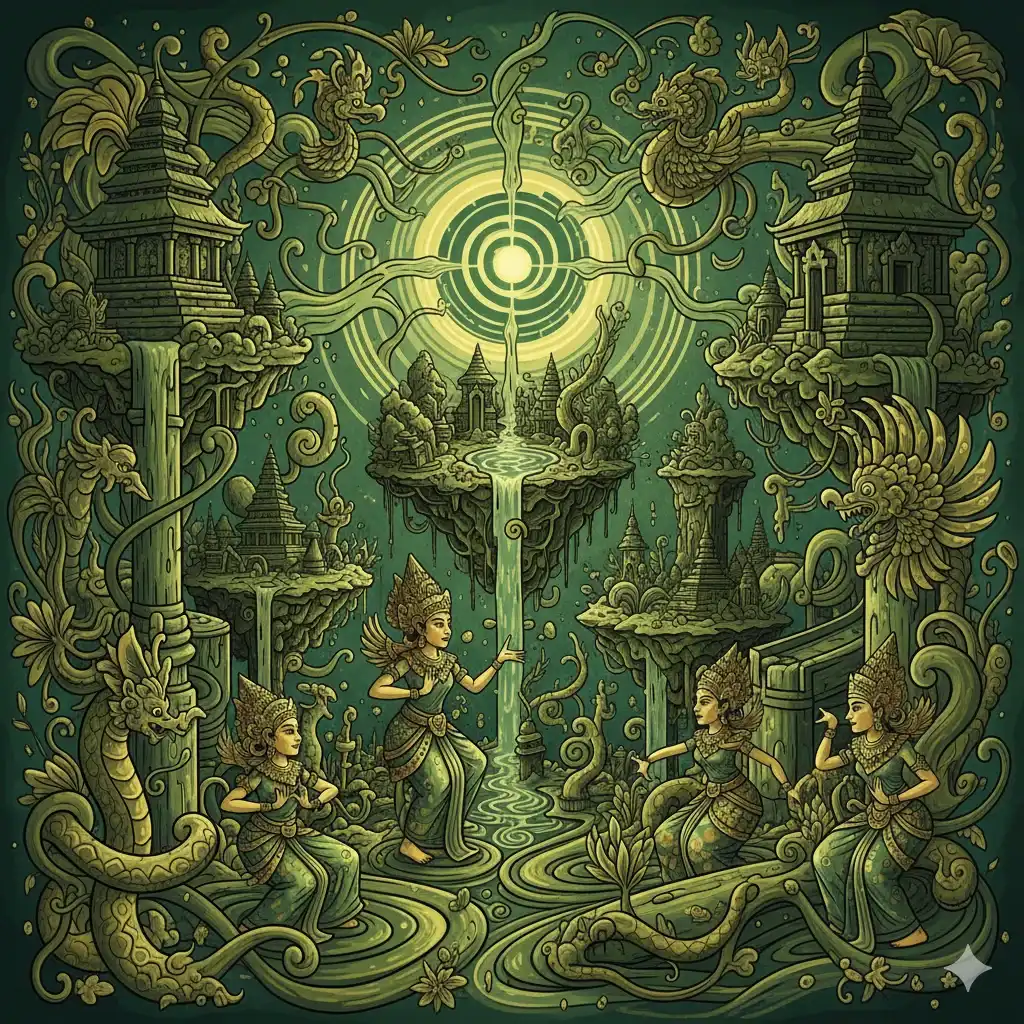 Serpihan relic dari debu kesunyian - relic fragments from the dust of silence - 寂静の塵より出でし遺物の欠片 - markandeya project - manuskrip markandeya - babad tanah jawa - masyarakat pernaskahan nusantara - 4