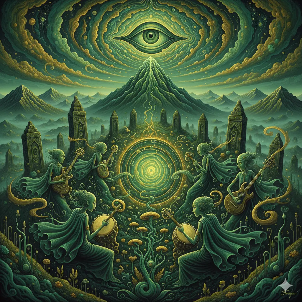 Soundscape dari kosmik dataran tinggi - soundscape of the highland cosmic - 高地なる宇宙の静寂なる響き - markandeya project - manuskrip markandeya - masyarakat pernaskahan nusantara - bundengan wonosobo - gamelan jawa - 2